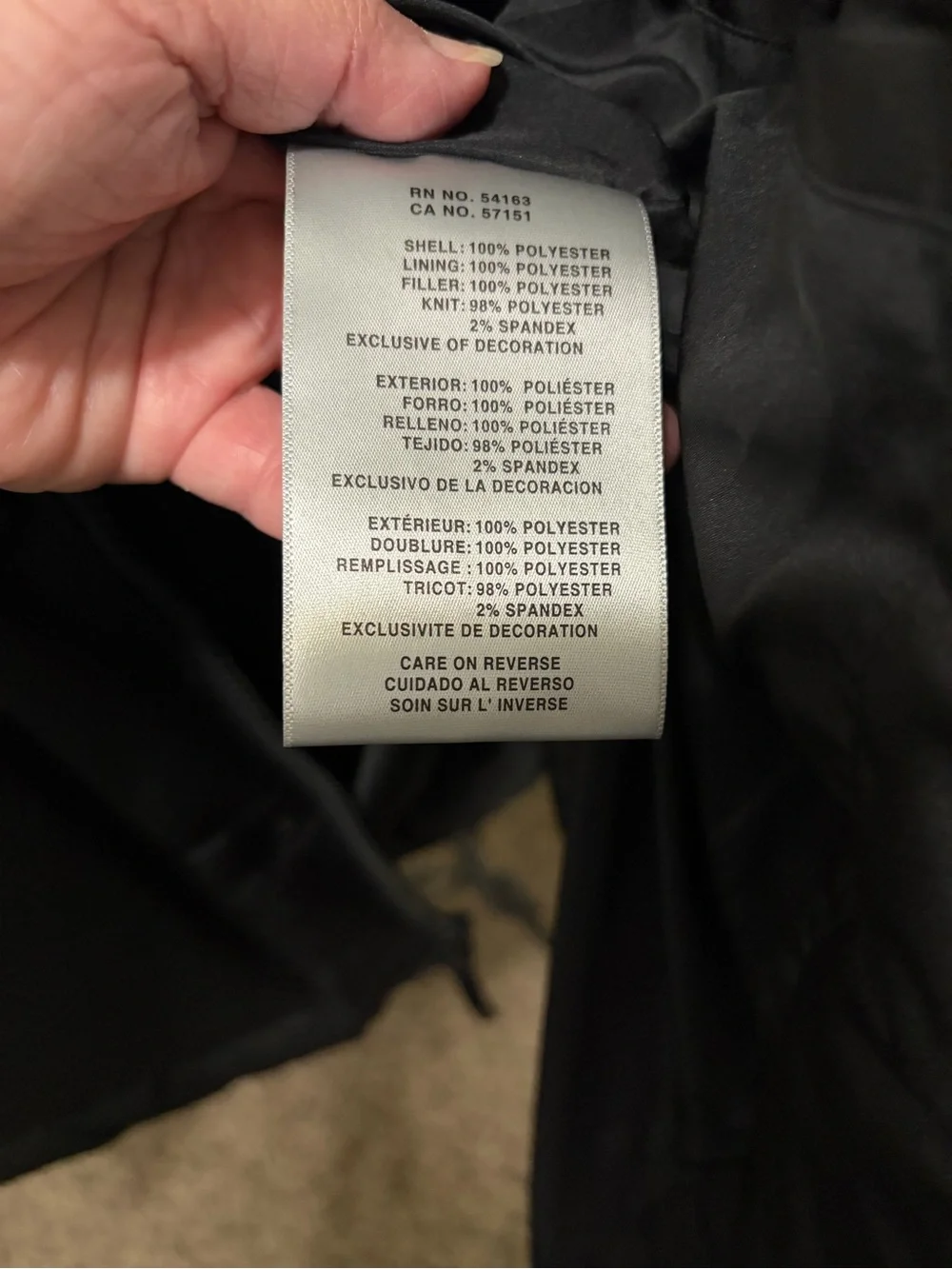 Levi's Men's Black Hooded Puffer Jacket